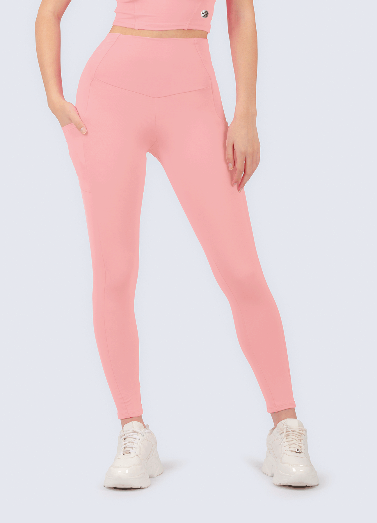 LEGGING READY GO BABY PINK