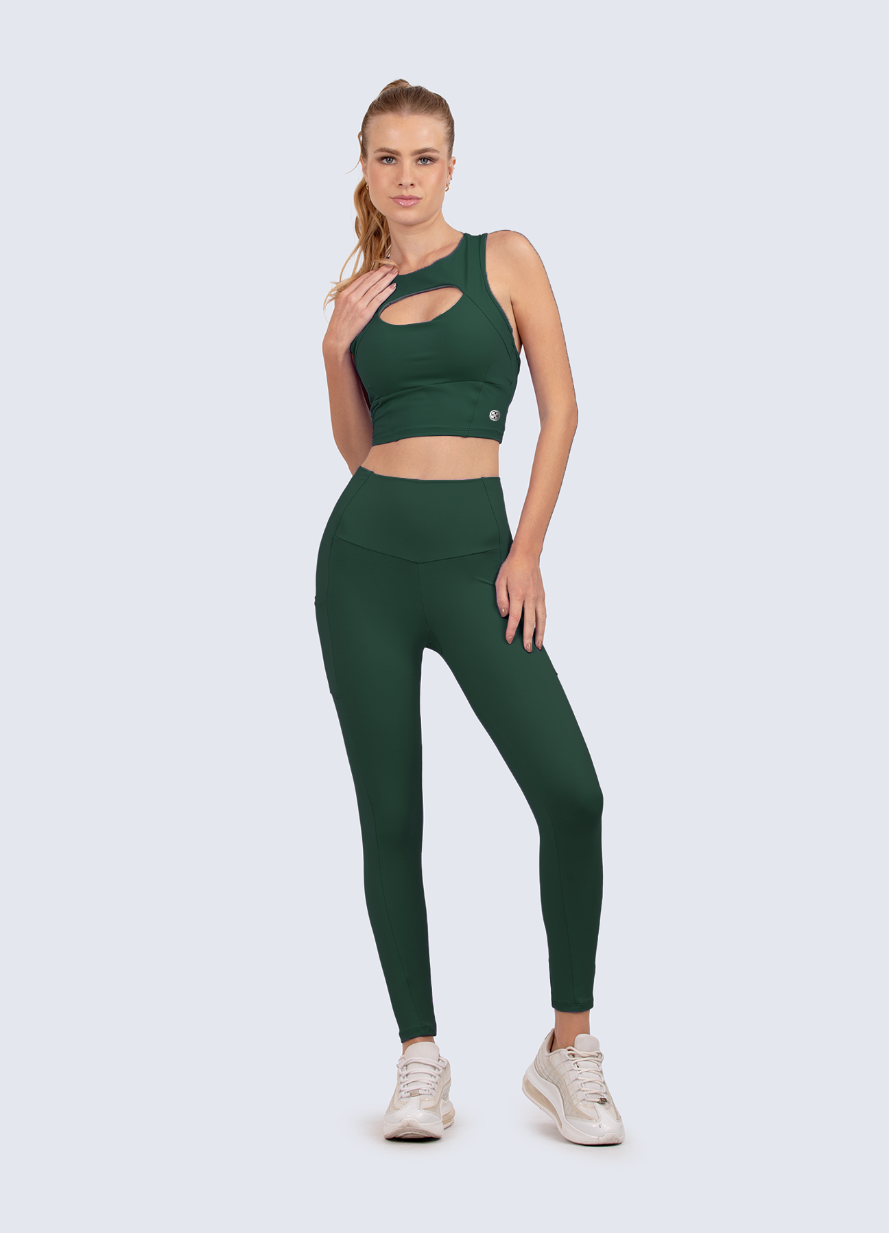 LEGGING READY GO GREEN-BOTTLE