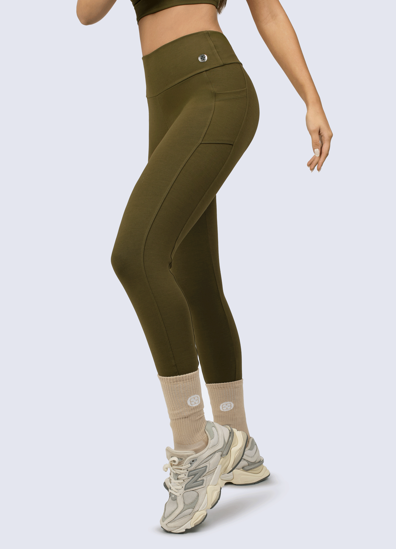 LEGGING SUPLEX CONTROL OLIVE GREEN