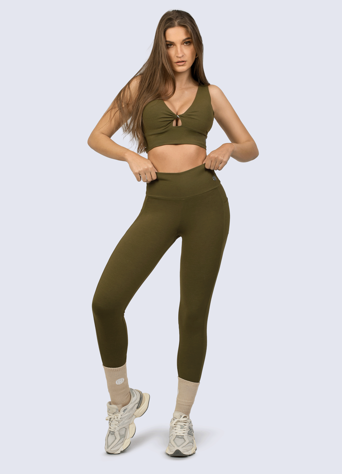 LEGGING SUPLEX CONTROL OLIVE GREEN