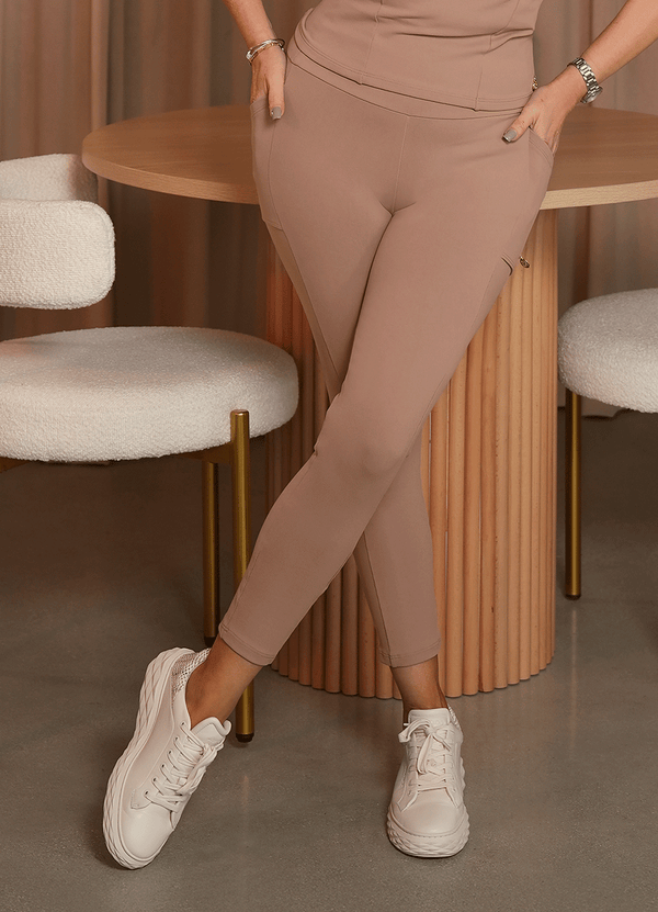 LEGGING SUPLEX NATURE - ALAMO BROWN