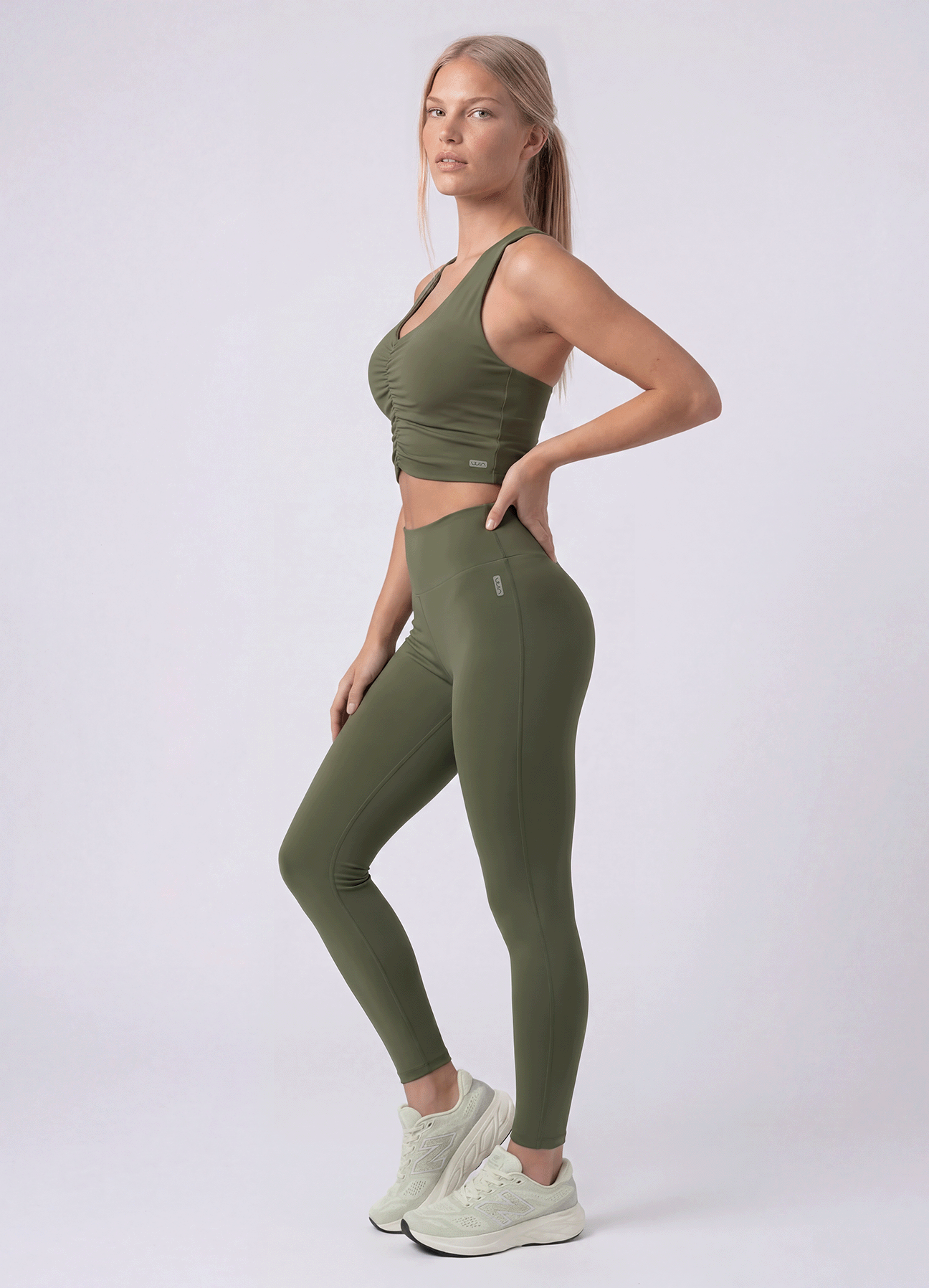 LEGGING EMANA POWER SCRUNCH - ARMY GREEN