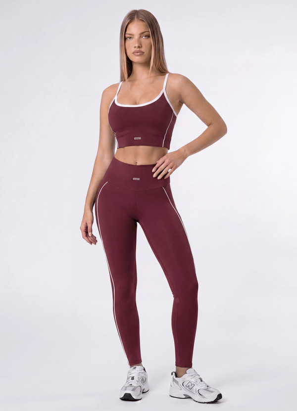 LEGGING EMANA RECOVER - BURGUNDY