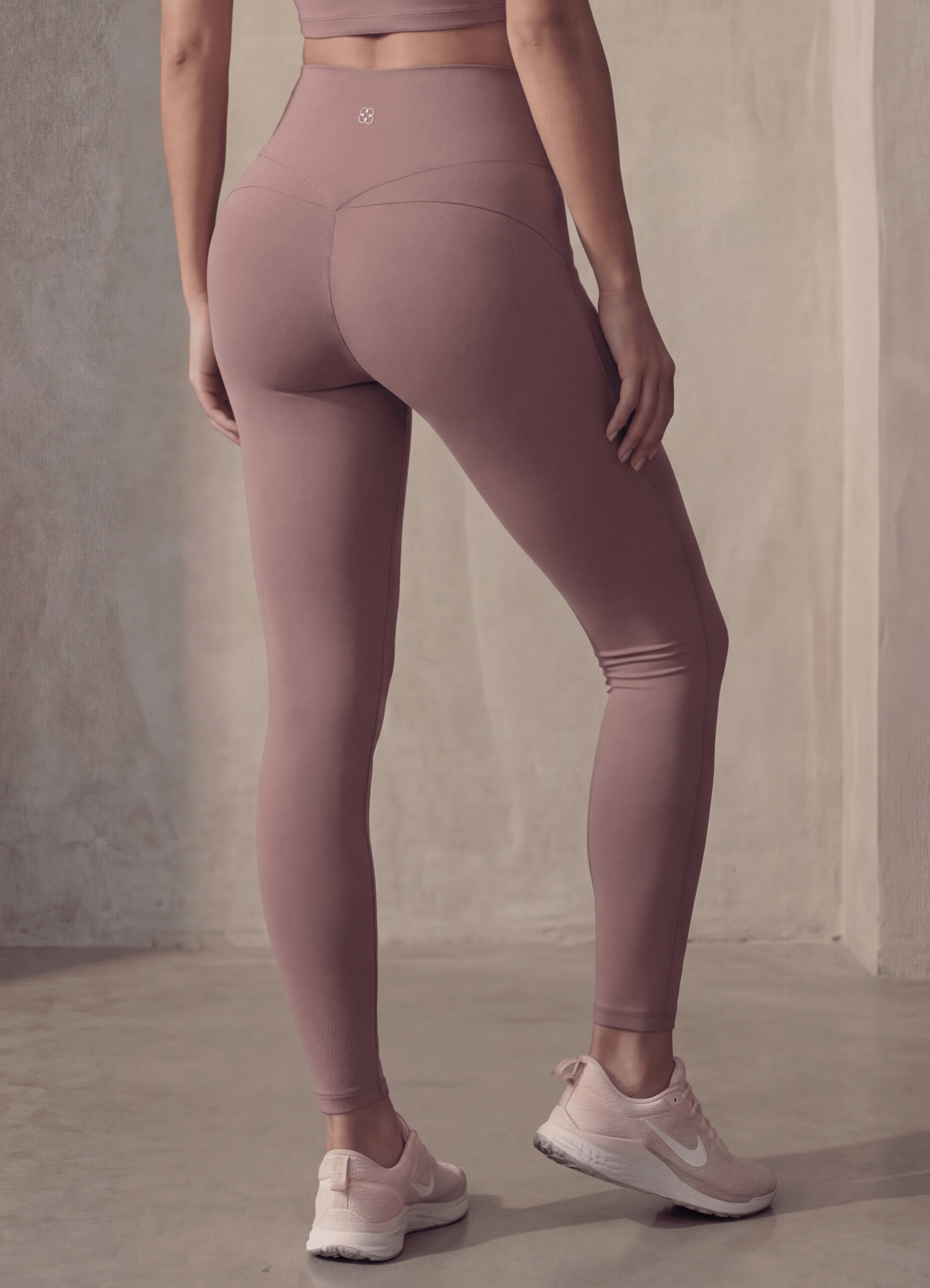 LEGGING EMANA V SCULPT - SMOKE MAUVE