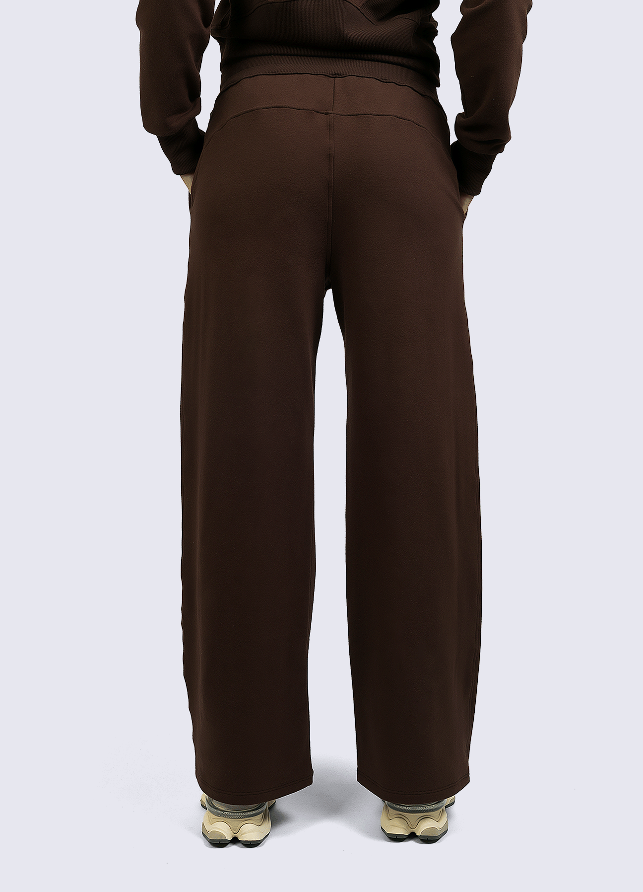 PANT ATHLEISURE - DARK BROWN