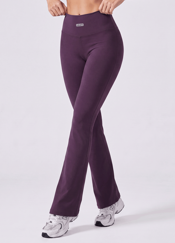 PANT EMANA FLARE BASIC - DARK PURPLE
