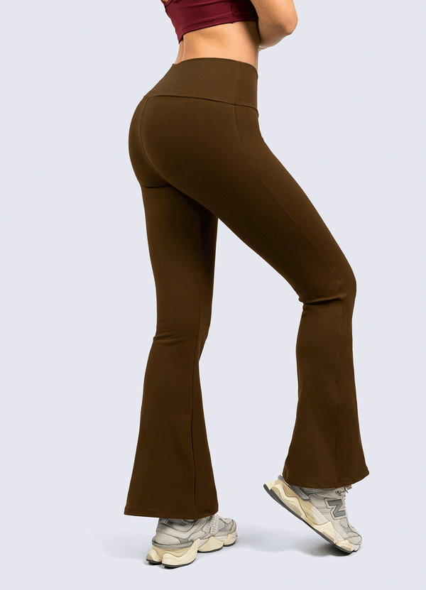PANT FLARE BASIC CHOCOLATE