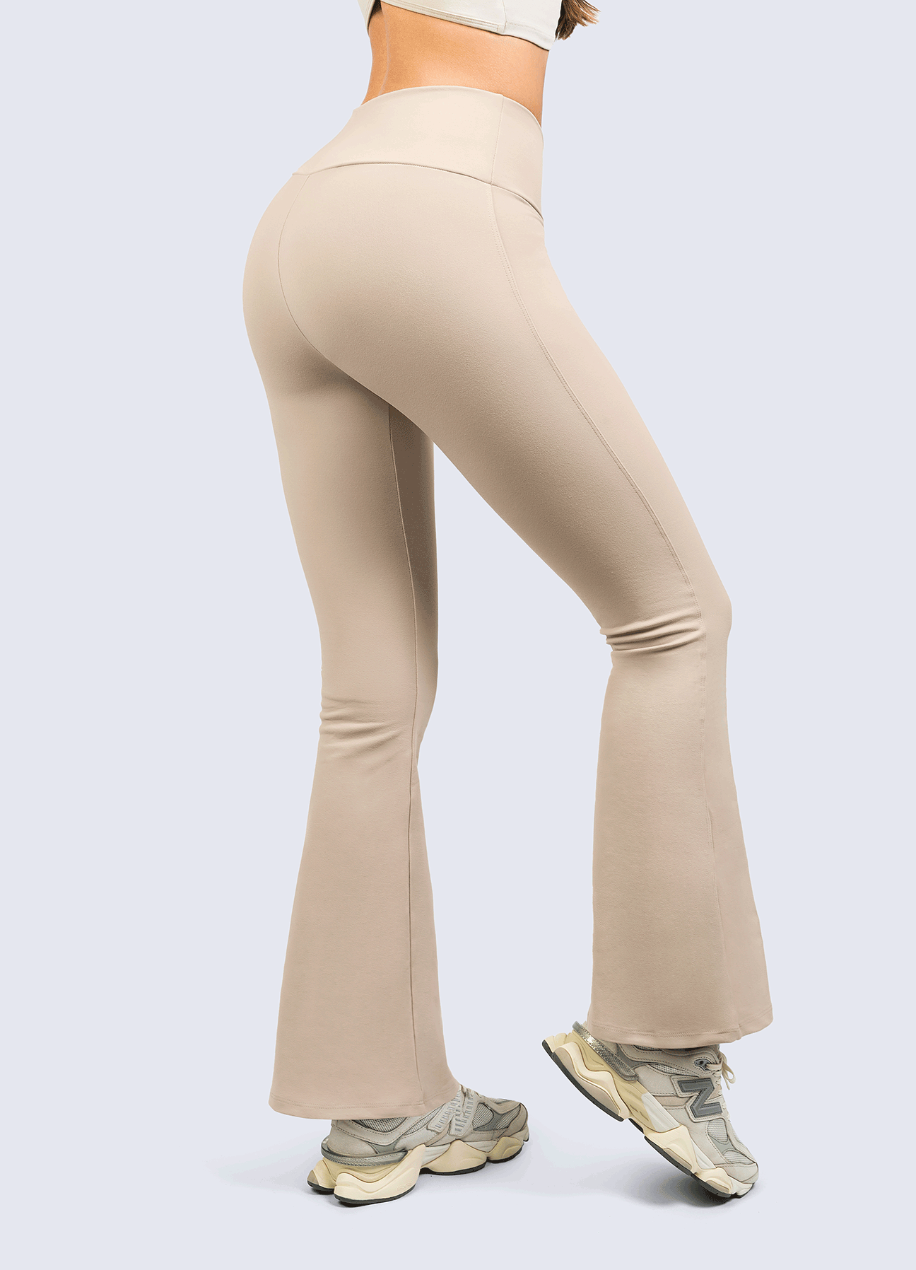 PANT FLARE BASIC BEIGE