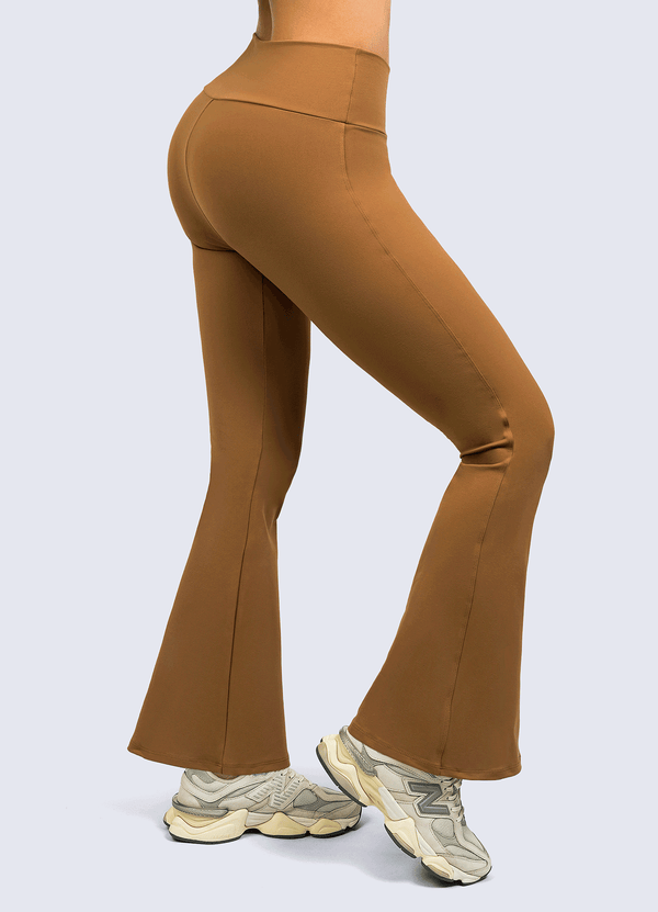 PANT FLARE BASIC CAMEL