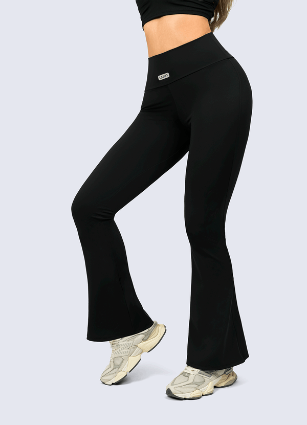 PANT FLARE BASIC BLACK