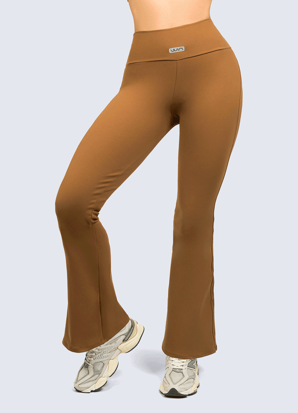 PANT FLARE BASIC CAMEL