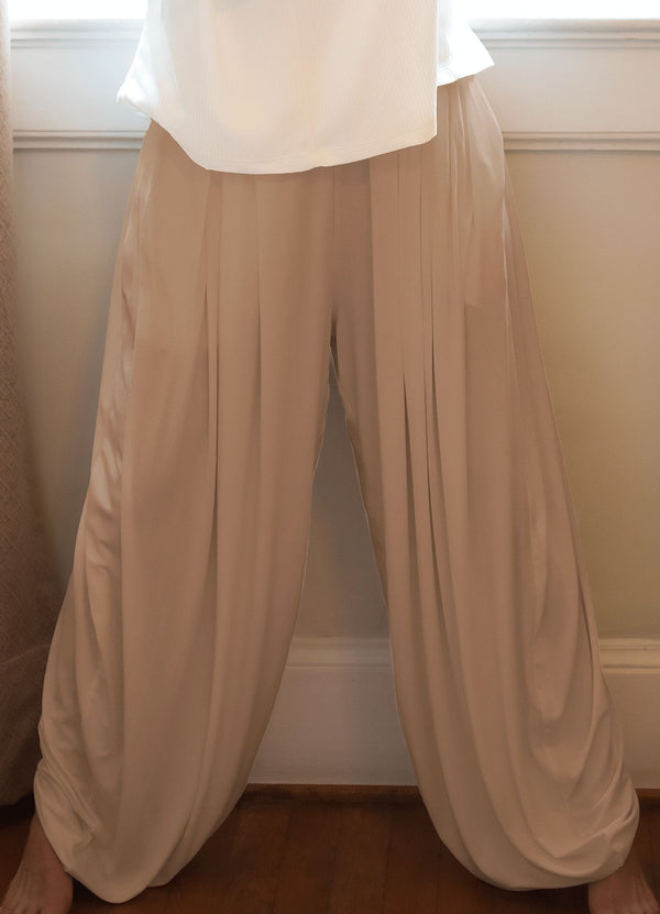 PANT HAREM AURA - SOFT BROWN