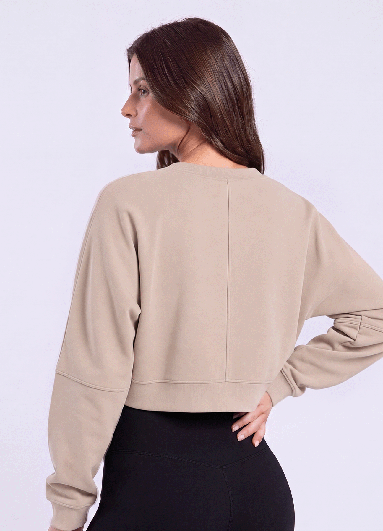 SWEATSHIRT SOFT LOUNGE - BEIGE