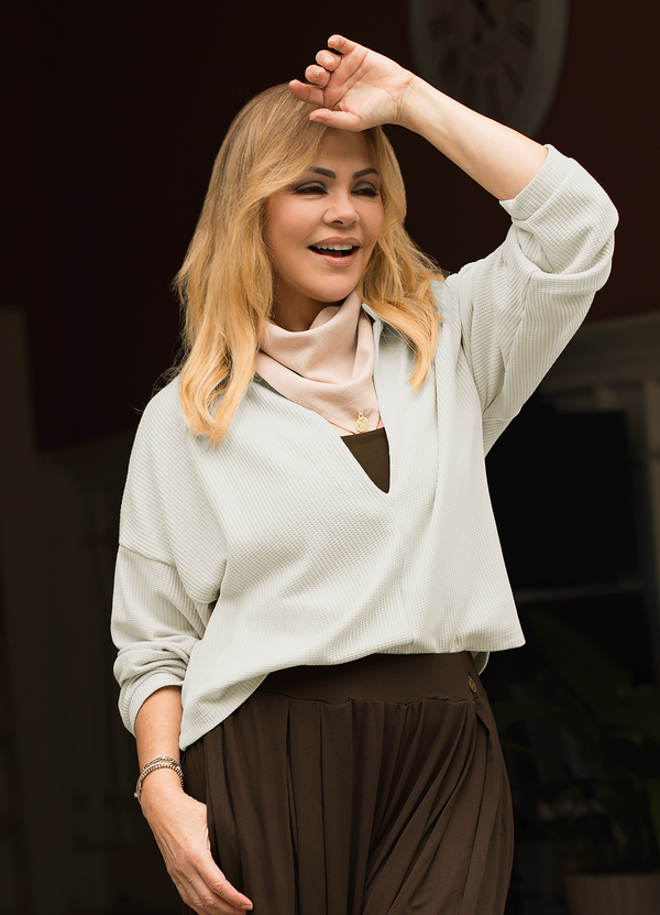 SWEATSHIRT SPACE - IVORY