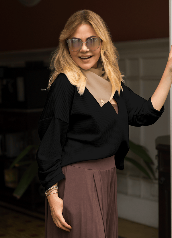 SWEATSHIRT SPACE - BLACK