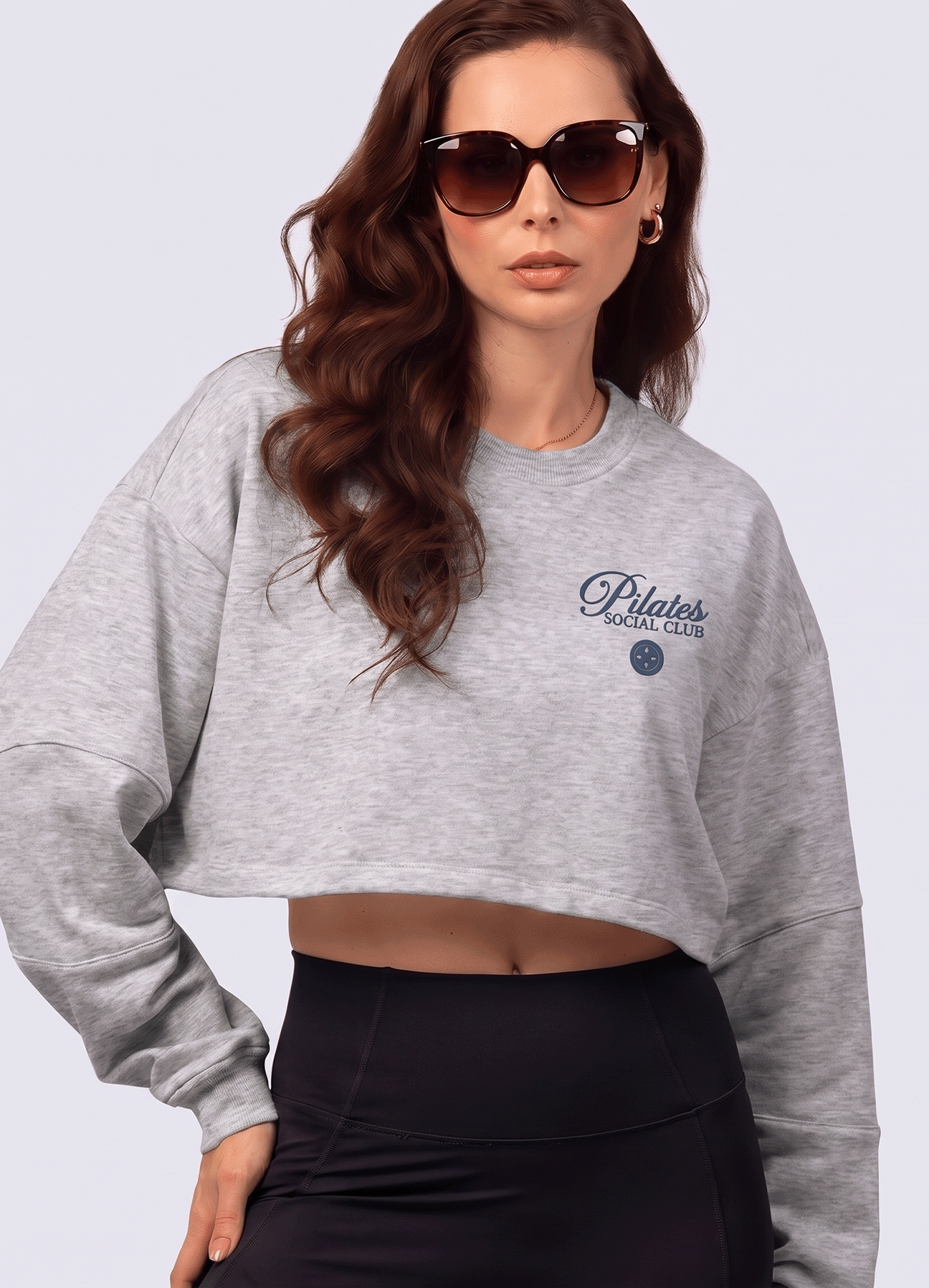 SWEATSHIRT WELLNESS - MELANGE