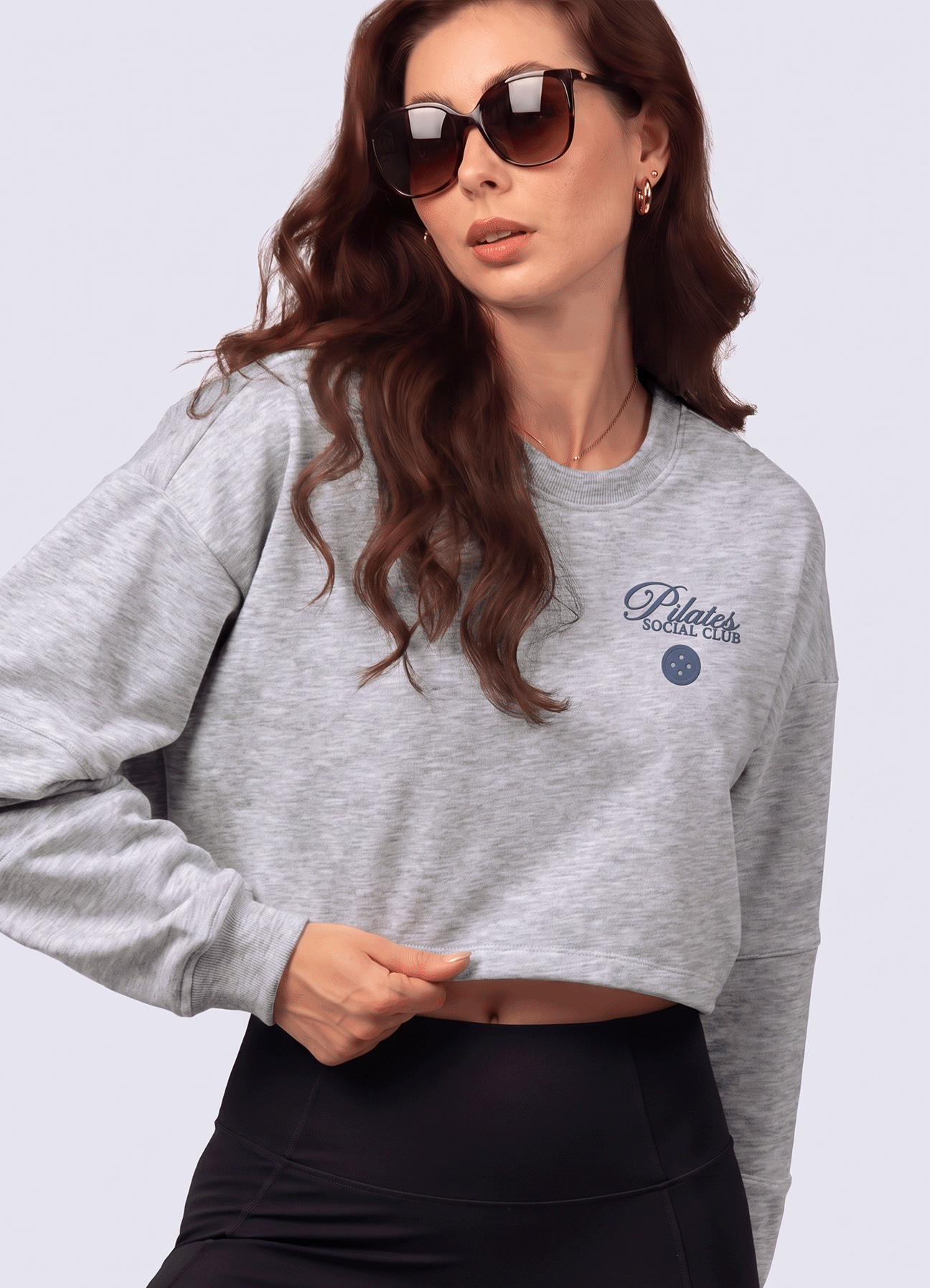 SWEATSHIRT WELLNESS - MELANGE