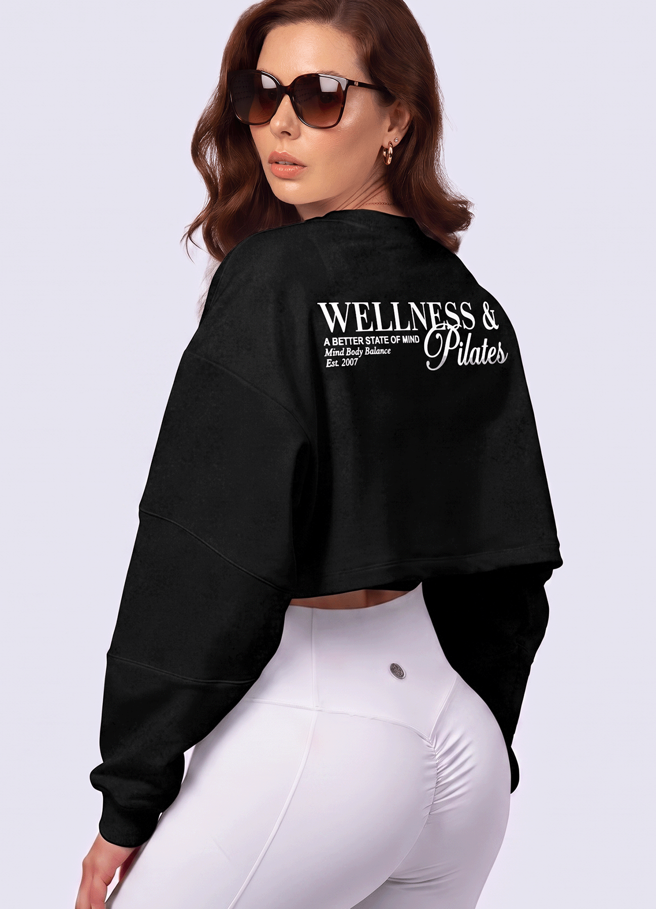 SWEATSHIRT WELLNESS - BLACK
