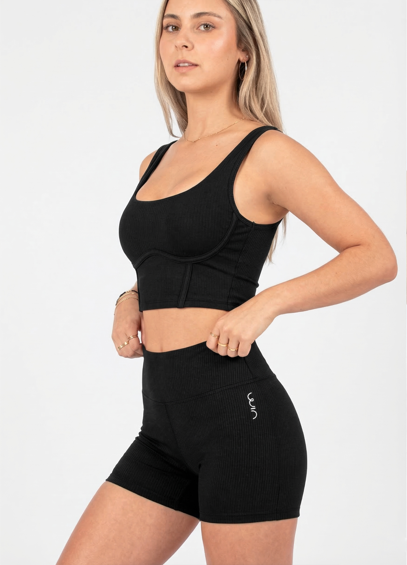 SHORT SHINE ABS CONTROL - BLACK