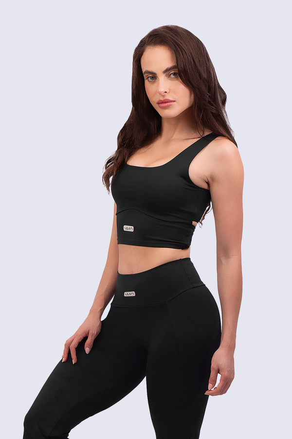 TOP EMANA SCULPT-BLACK