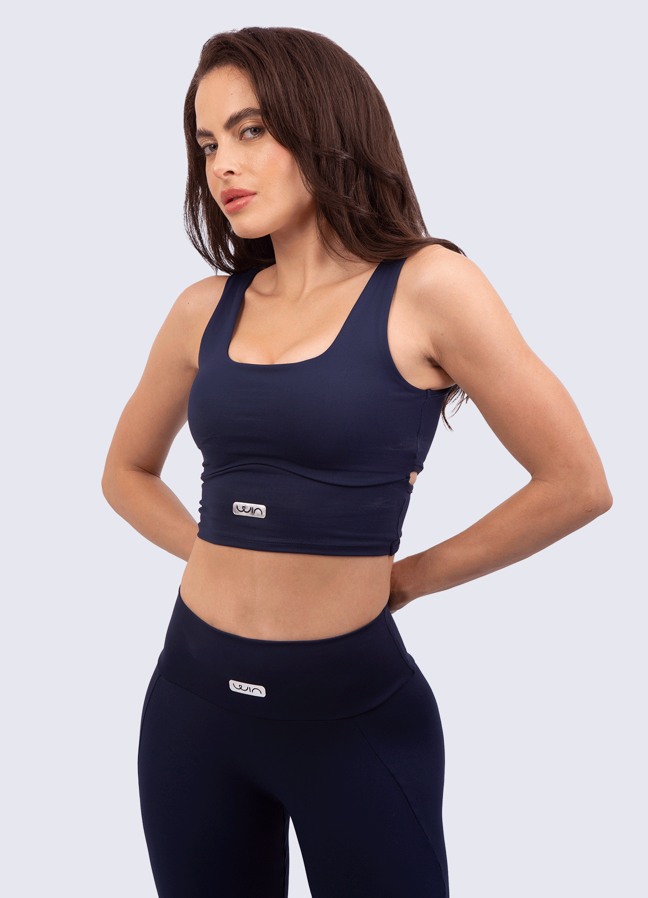 TOP EMANA SCULPT-NAVY BLUE