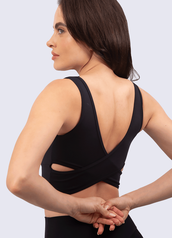 TOP EMANA SCULPT-BLACK