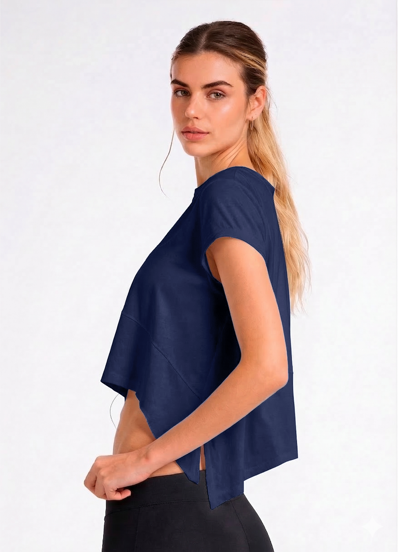T-SHIRT HARDEST - NAVY BLUE