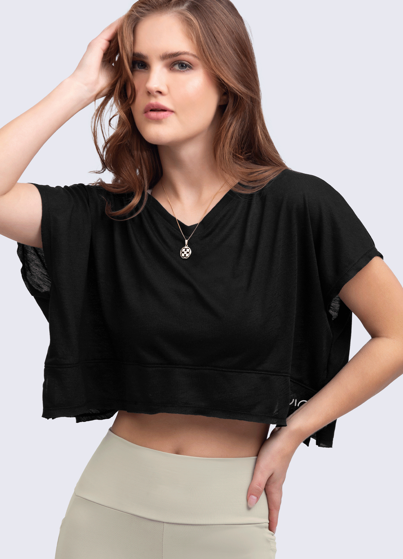 T-SHIRT SPORTY - BLACK