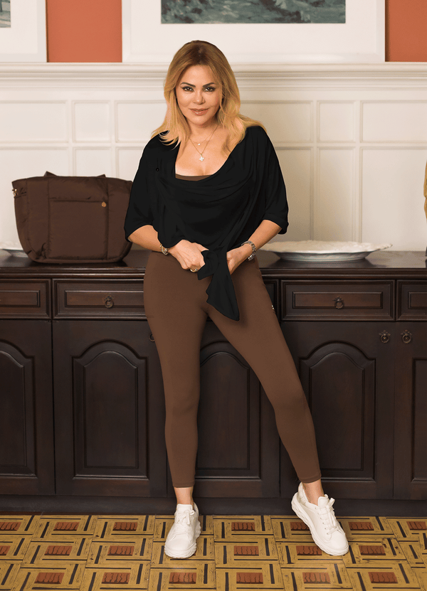 T-SHIRT CAPE AURA - BLACK