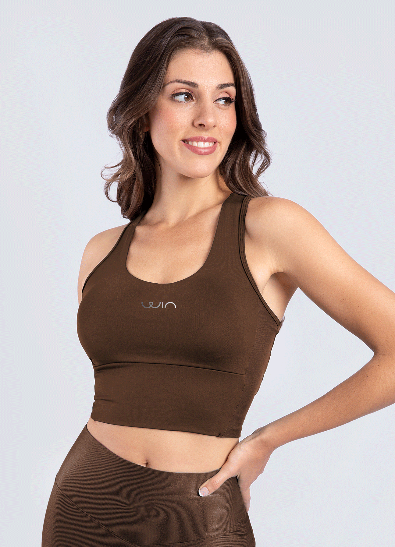 TOP EMANA PLAY - DARK BROWN