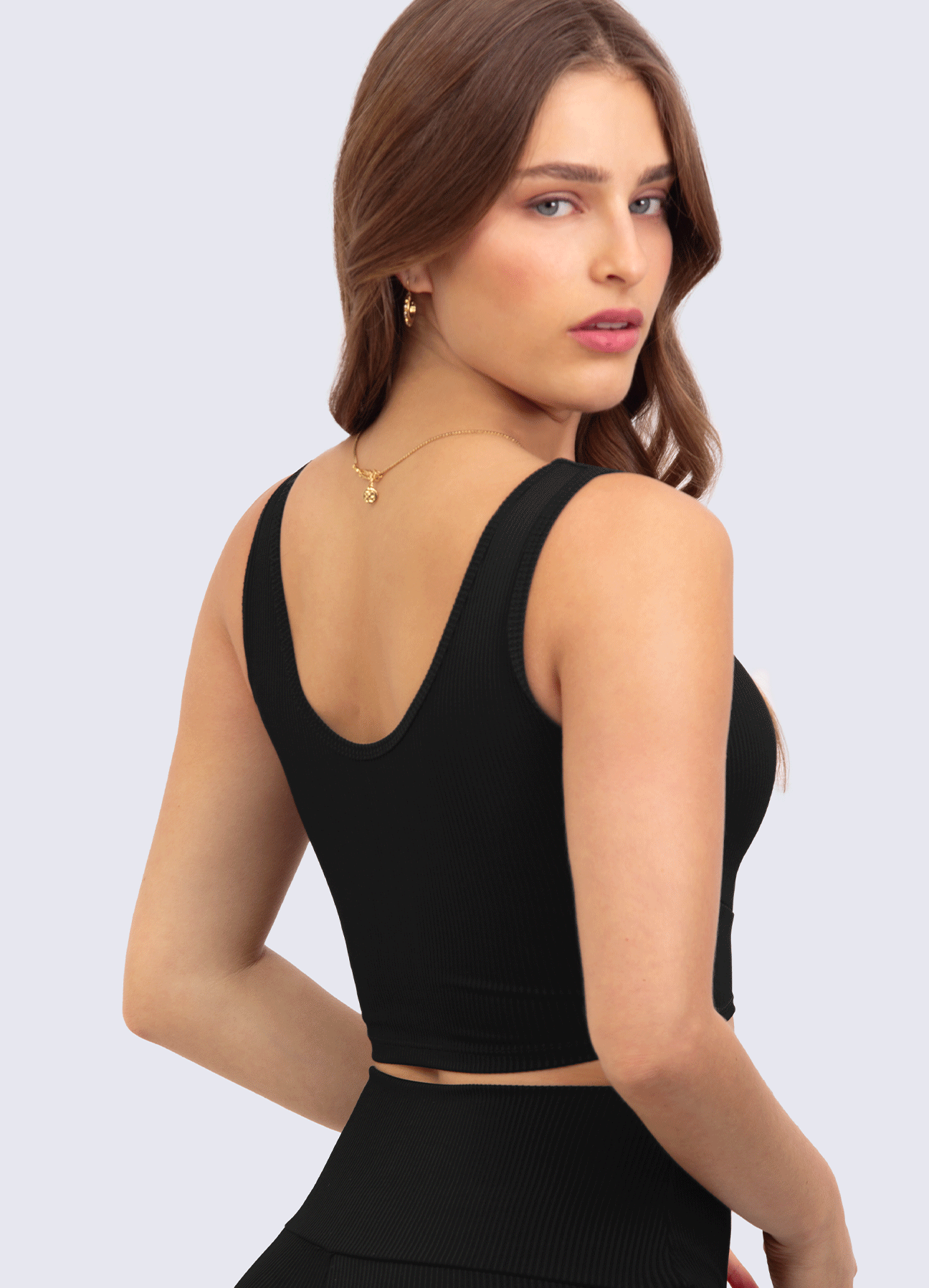 TOP ULTRA RIB-BLACK