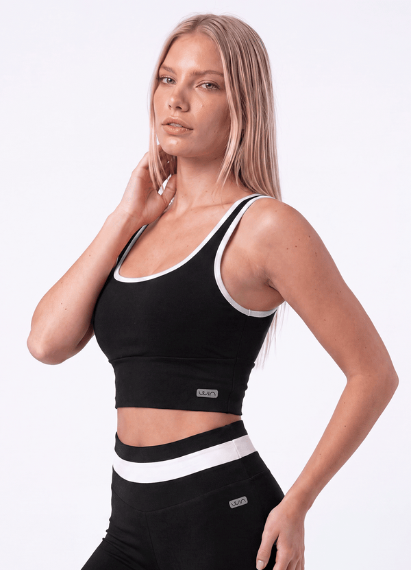 TOP EMANA BALANCE - BLACK/WHITE