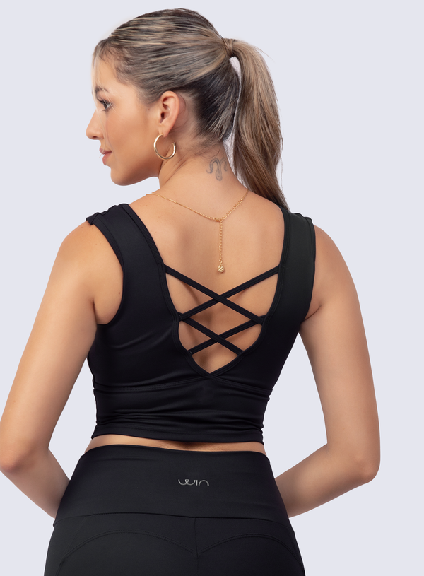 TOP EMANA PERFECT BELT - BLACK