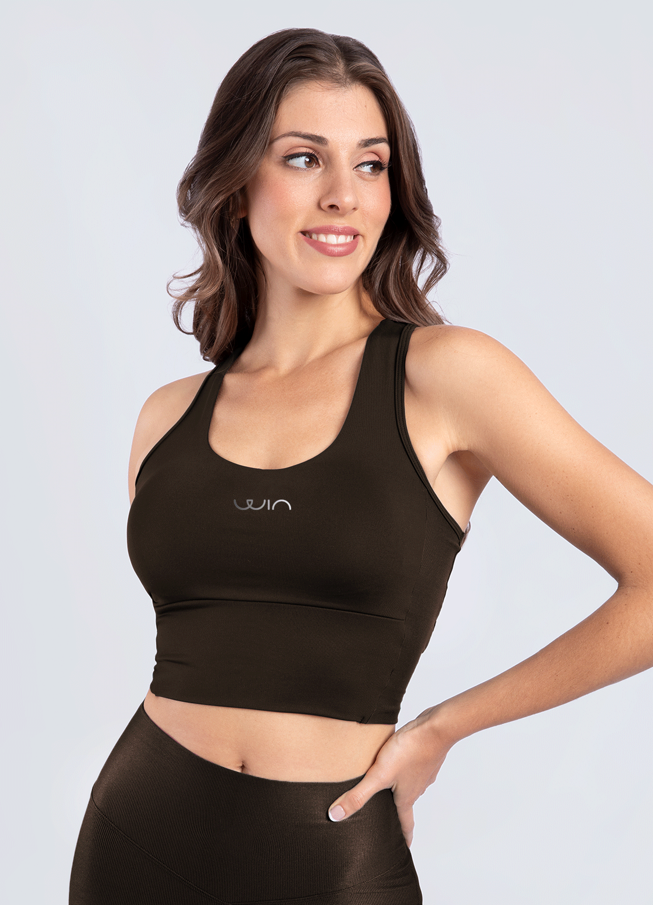 TOP EMANA PLAY - DARK BROWN