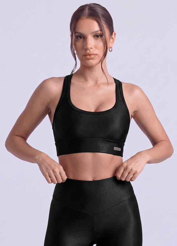 TOP EMANA RADIANCE - BLACK