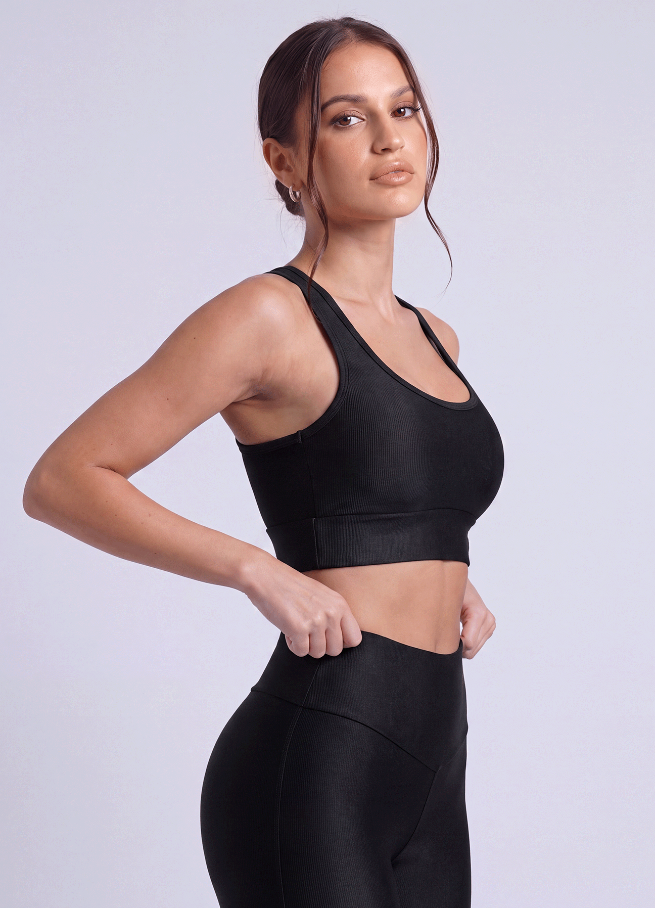 TOP EMANA RADIANCE - BLACK