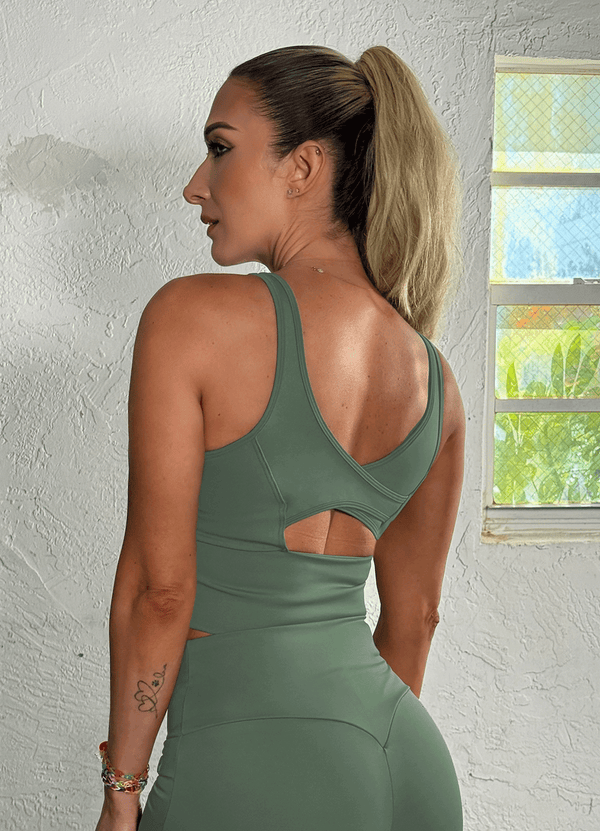 TOP FLEX MOVEMENT - SAGE GREEN