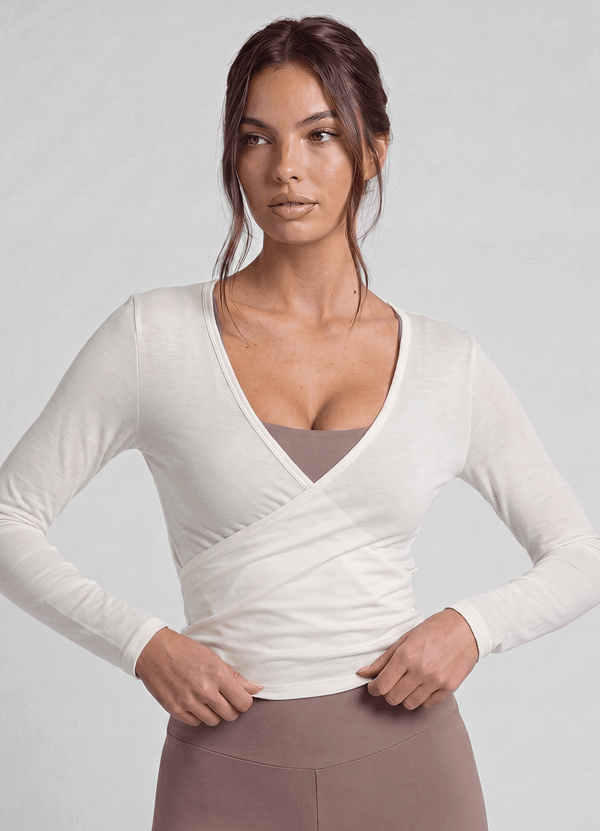 TOP STUDIO CROSSBACK - IVORY