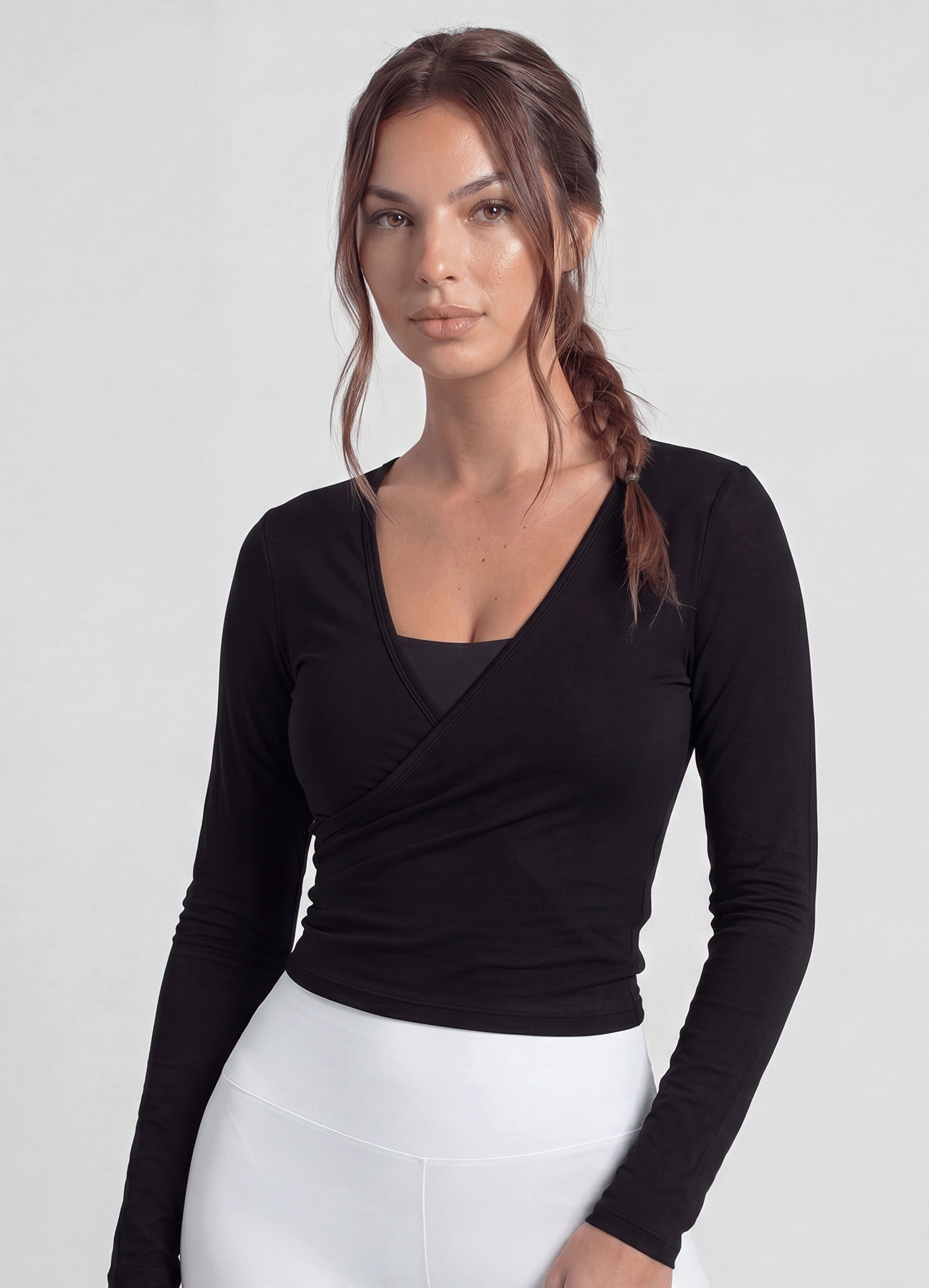 TOP STUDIO CROSSBACK - BLACK