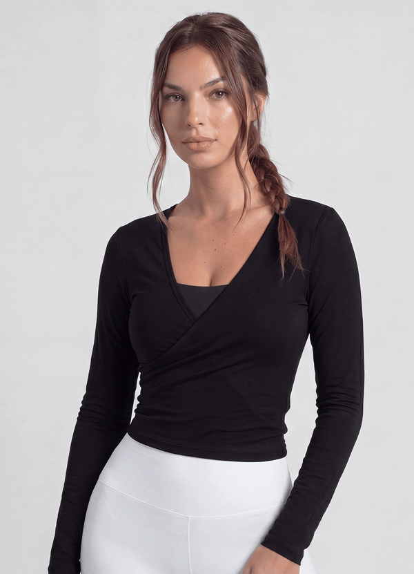 TOP STUDIO CROSSBACK - BLACK