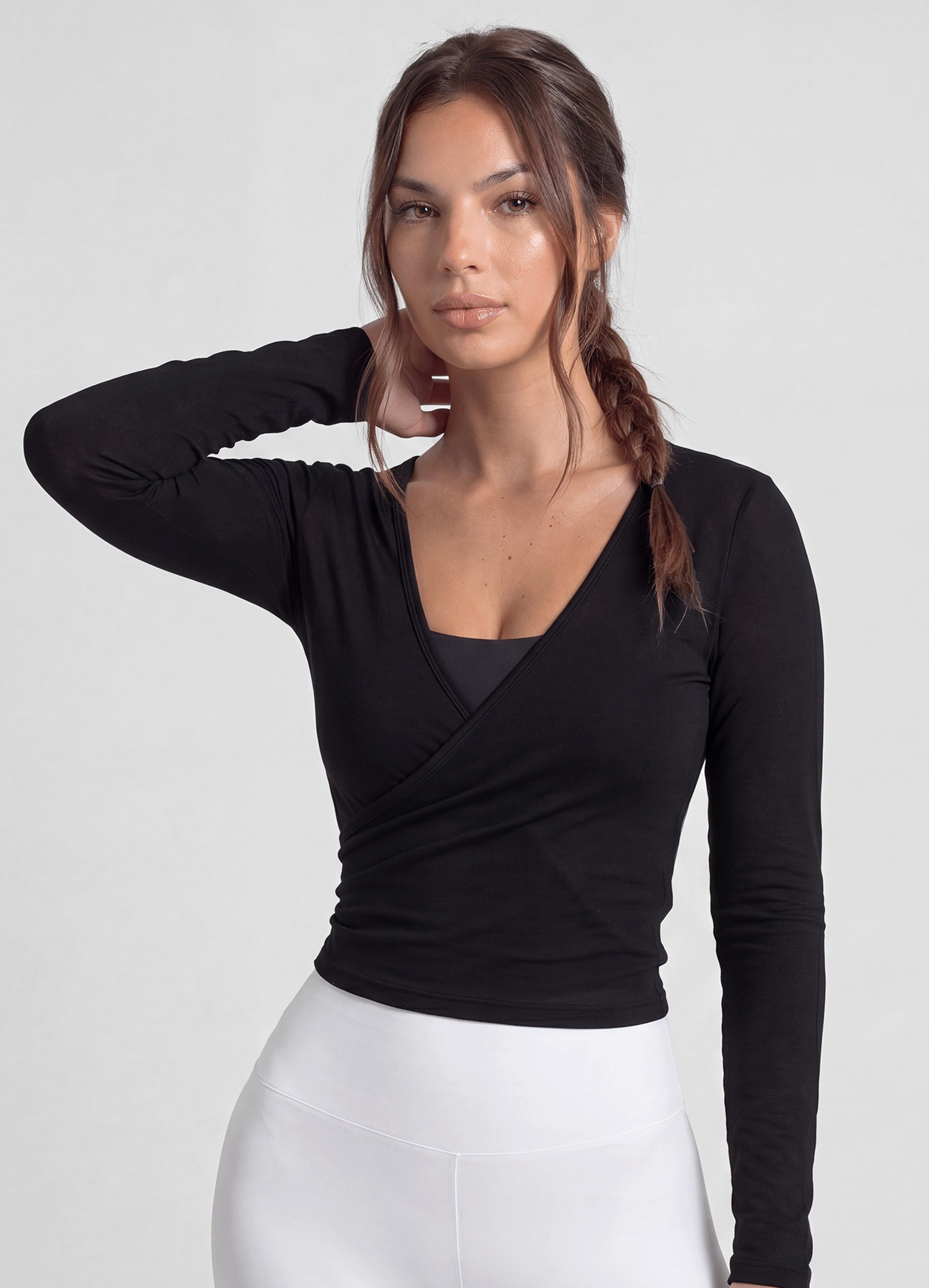 TOP STUDIO CROSSBACK - BLACK