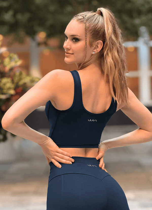 TOP EMANA DEFINE - NAVY BLUE