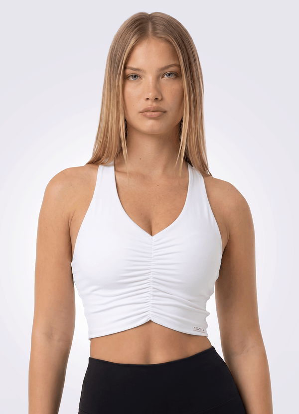 TOP EMANA POWER SCRUNCH - WHITE