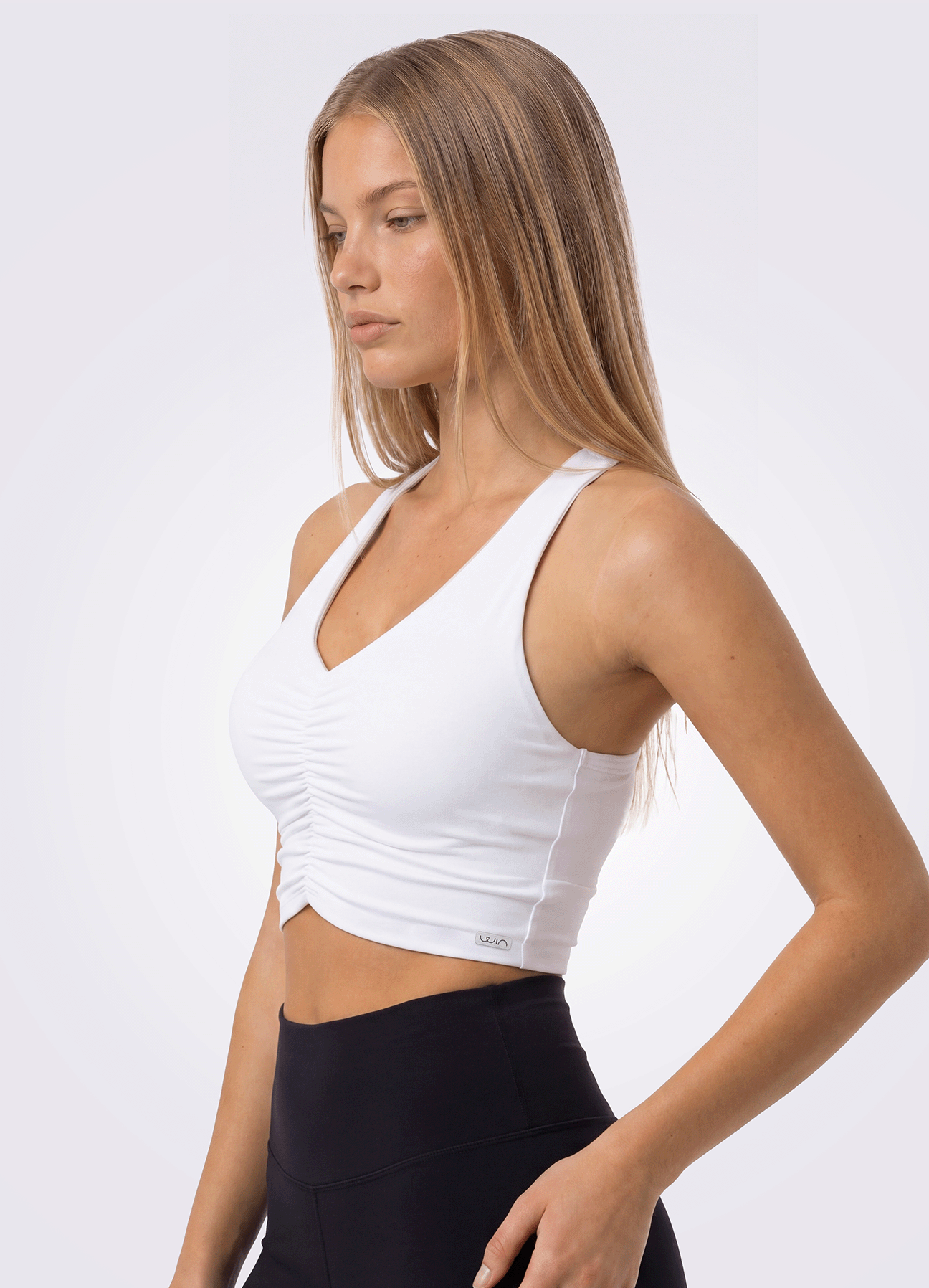 TOP EMANA POWER SCRUNCH - WHITE