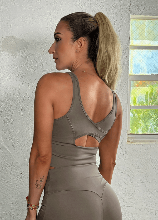 TOP FLEX MOVEMENT - TAUPE GRAY