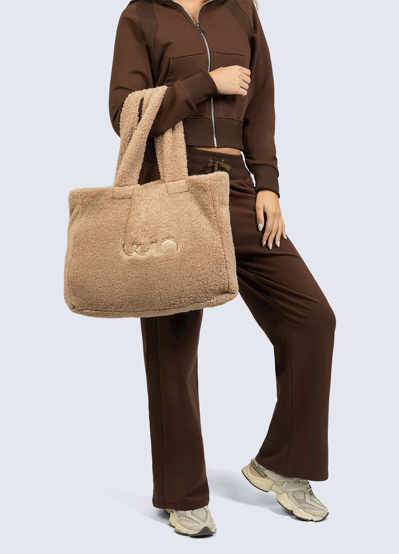 TOTE BAG FLEECE BEIGE