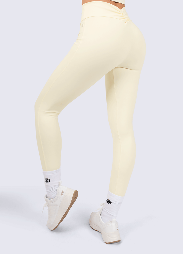 LEGGING EMANA FLOW - BUTTERCREAM