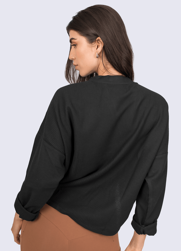SWEATSHIRT SPACE - BLACK