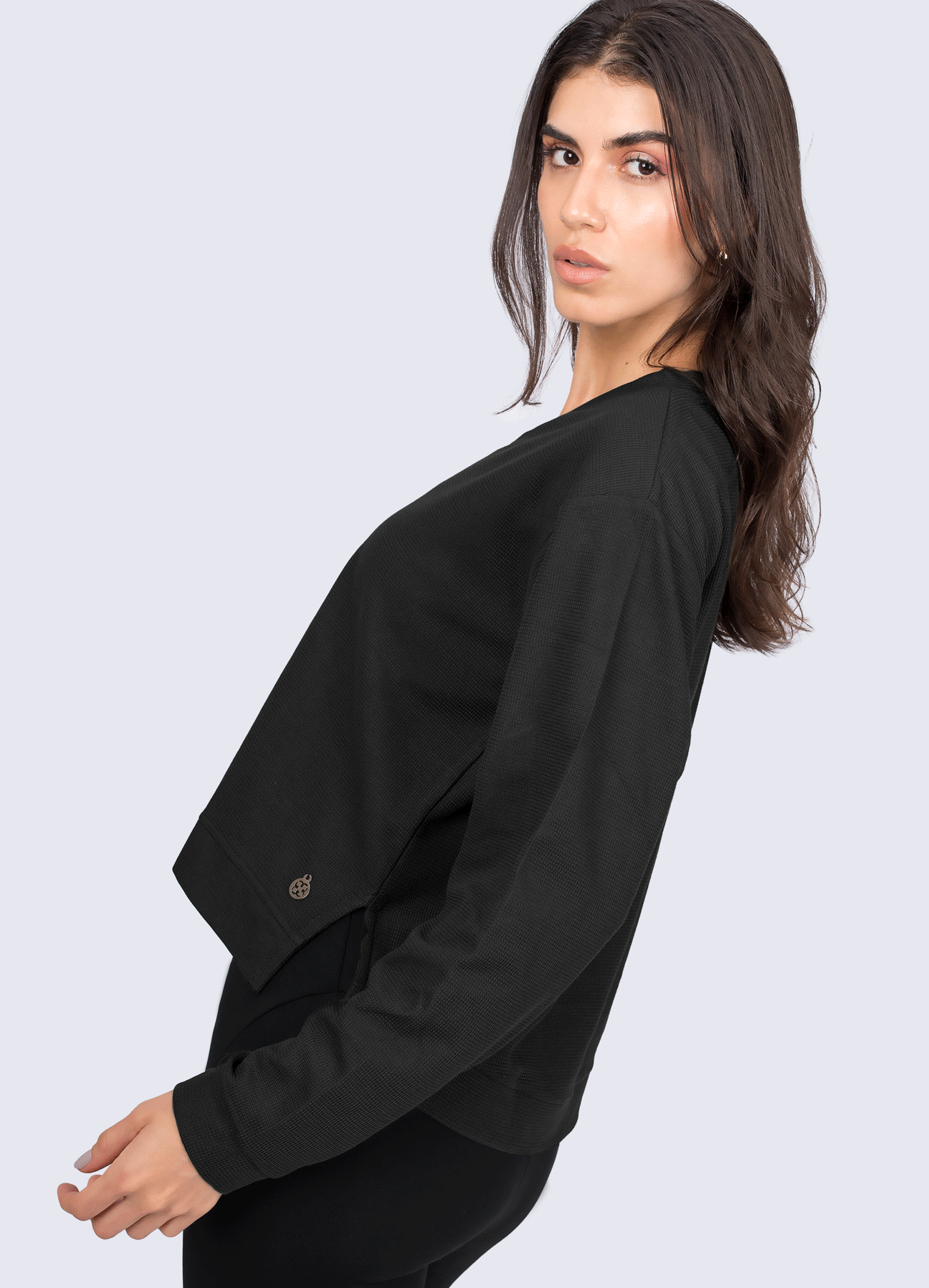 SWEATSHIRT TIME TO RELAX - BLACK