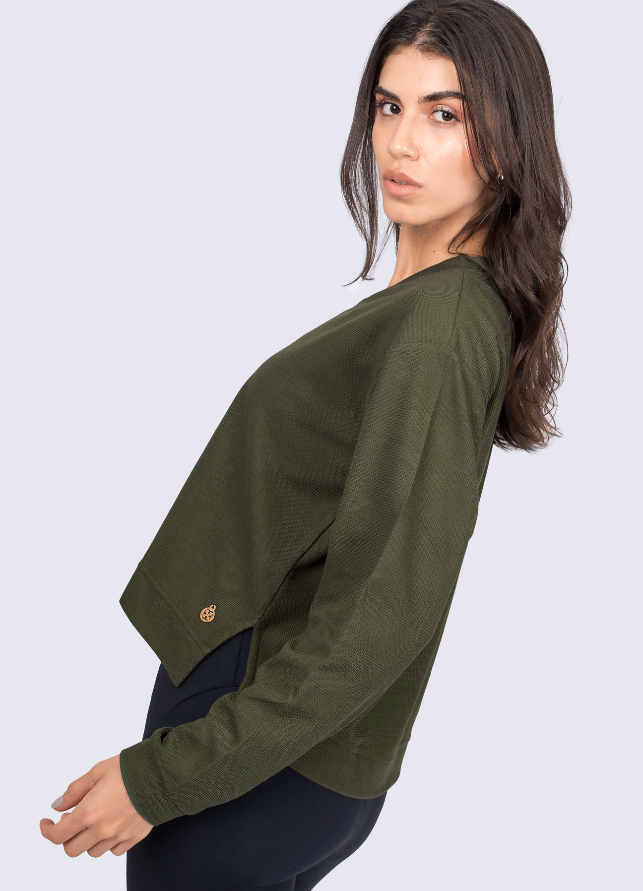 SWEATSHIRT TIME TO RELAX - DARK GREEN
